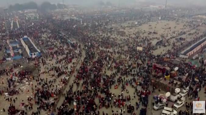 కుంభ మేళం జంట విషాదాలతో కొట్టింది: స్టాంపేడ్ 30 మంది జీవితాలను పేర్కొంది, ఫైర్ ఎంగల్ఫ్ టెంట్లు