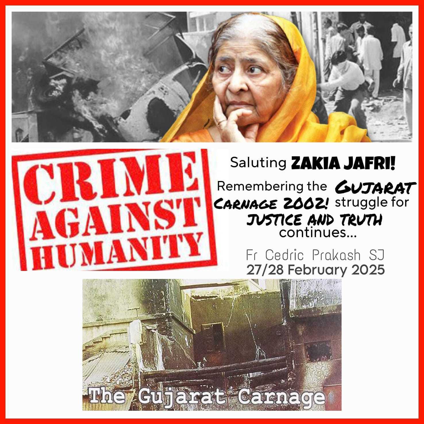 సెల్యూటింగ్ జాకియా జాఫ్రి; గుజరాత్ కార్నేజ్ 2002 ను గుర్తుచేసుకున్నారు