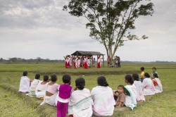 Tea workers in Assam protest for tribal recognition, fair wages and land rights