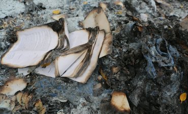 Church interior burned in Madhya Pradesh