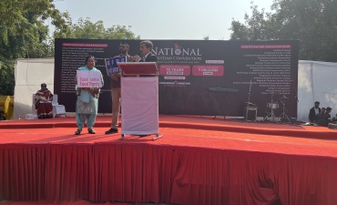 Christians gather at Jantar Mantar to protest rising violence against community