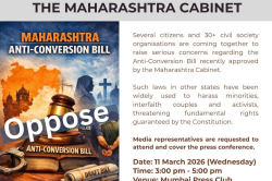 Maharashtra’s Anti-Conversion Bill Draws Fire from Church, Civil Society
