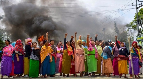 Two Children Killed in Rocket Attack in Manipur’s Bishnupur; Protests Turn Violent