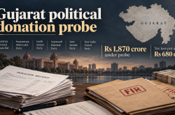 Four Gujarat political parties booked in alleged donation racket; tax loss put at Rs 680 crore