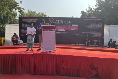 Christians gather at Jantar Mantar to protest rising violence against community